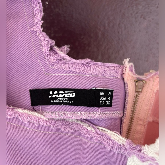 Jaded London patchwork denim corset top - Picture 5 of 6